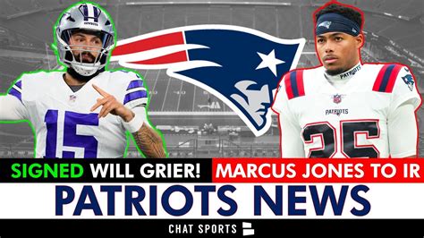Source: Patriots add third QB Will Grier, place CB Marcus Jones on IR